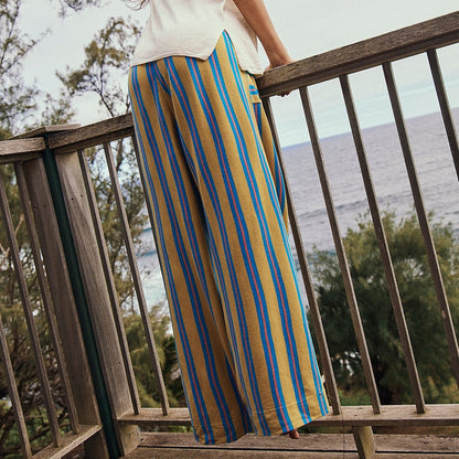 Free Spirit Stripe Wide Leg Pants