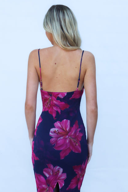 Oscar Maxi Dress - Pink Floral