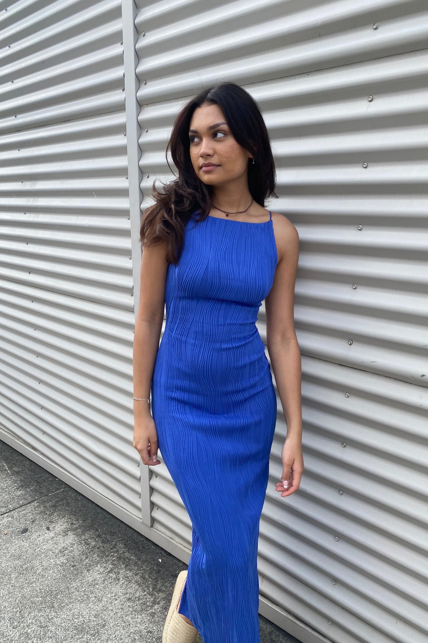 Jill Maxi Dress - Blue