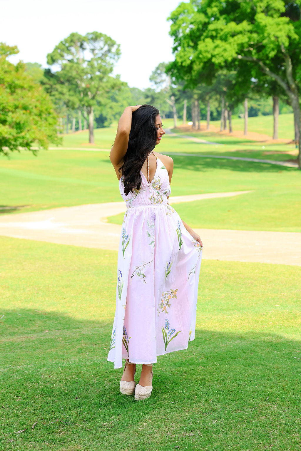 Estelle Dress - Lilac Gardens