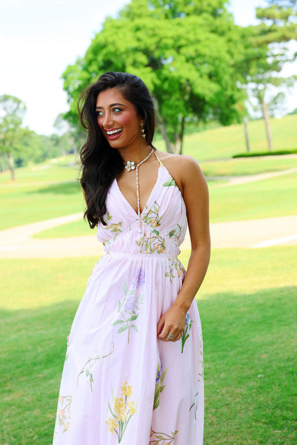 Estelle Dress - Lilac Gardens