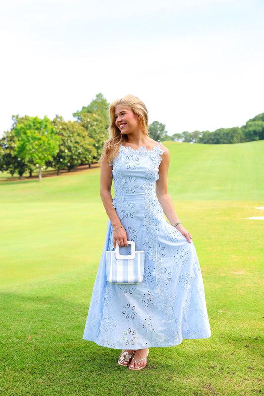 Everly Dress - Blue
