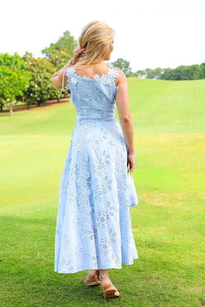 Everly Dress - Blue