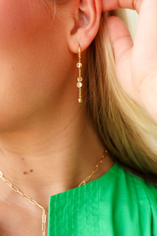 Golden Dangle Earring