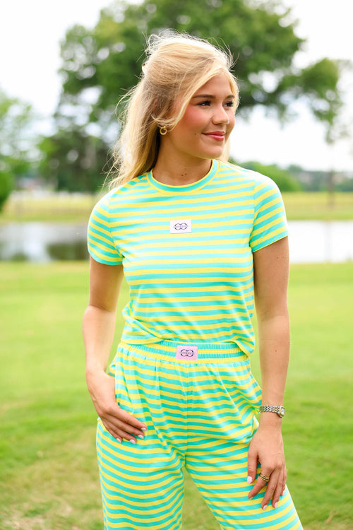 Cap Sleeve Tee - Sherbet
