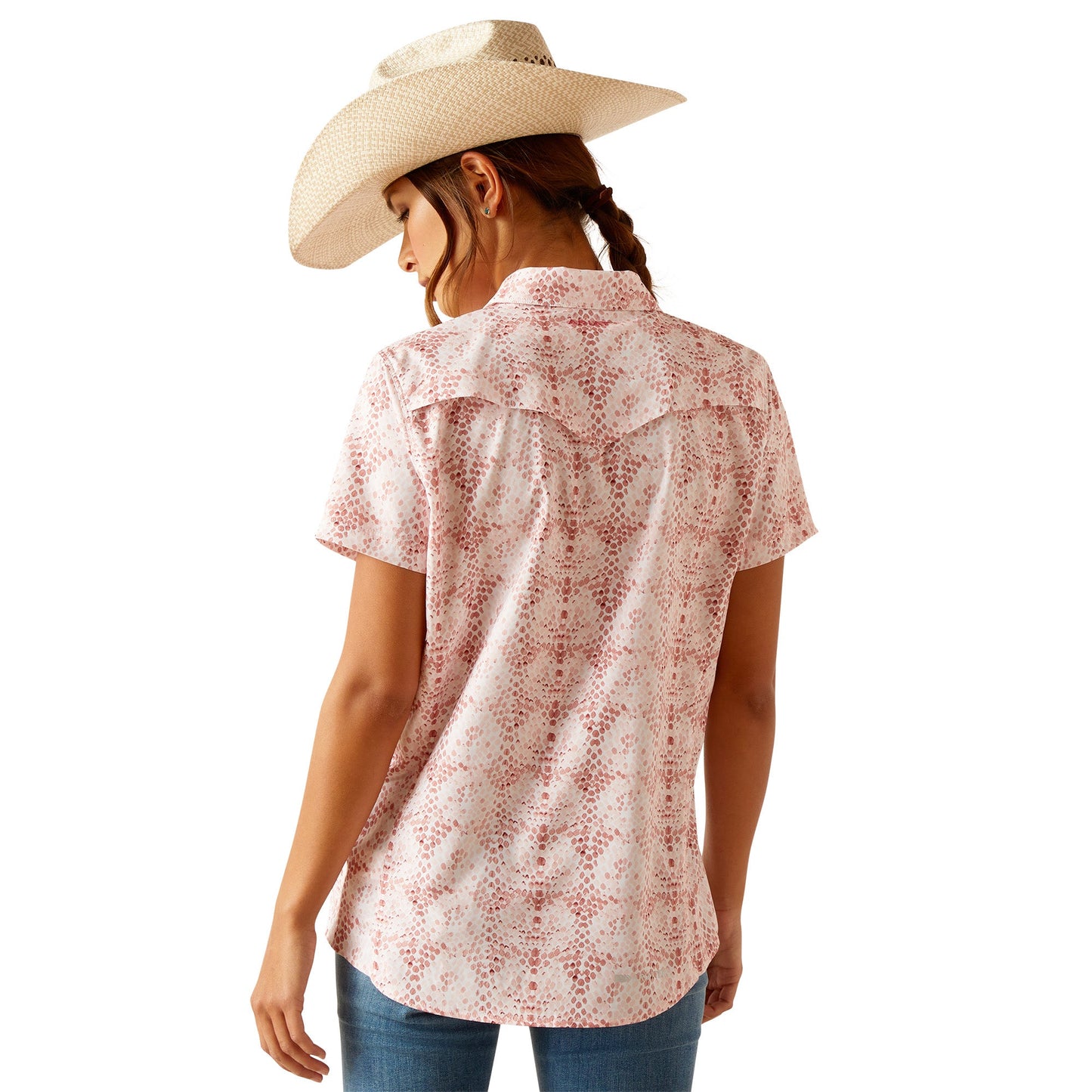 ARIAT BRUSH STROKE PRINT VENTTEK SHIRT