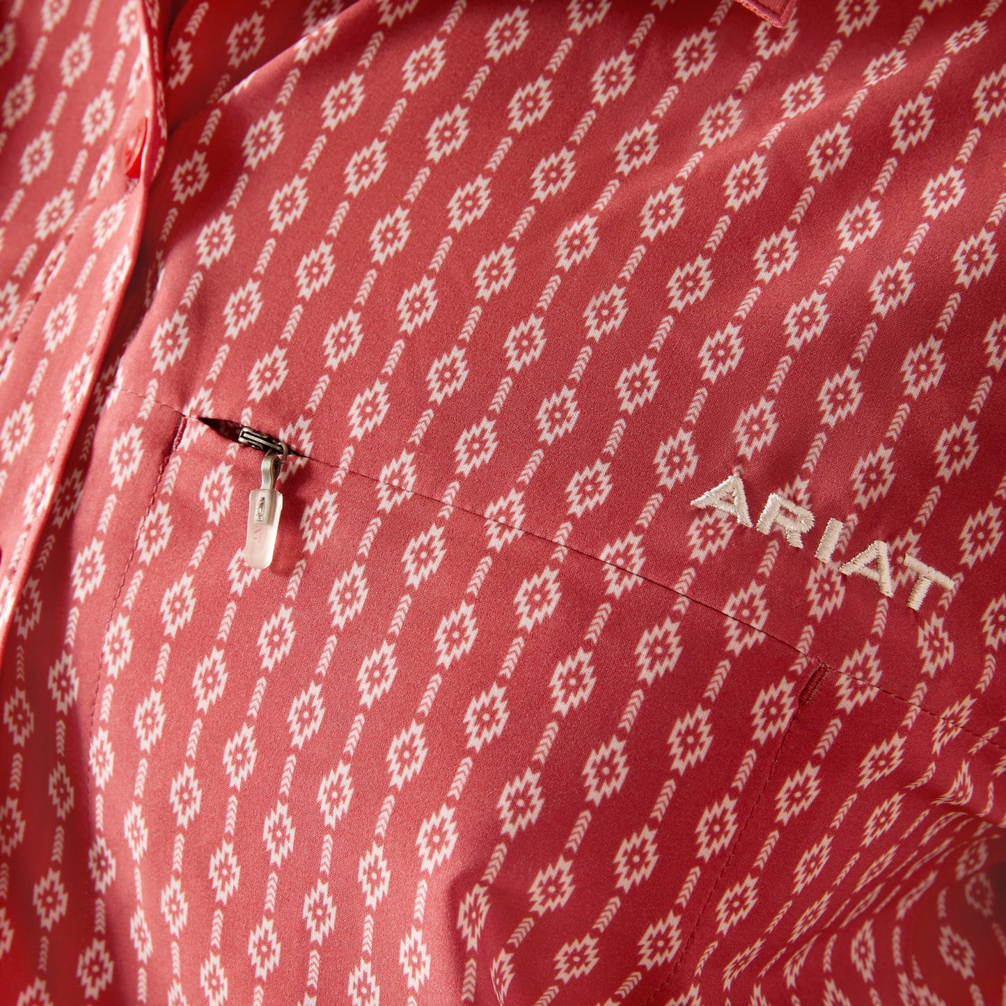ARIAT VENTTEK LYLA GEO STRIPED LONG SLEEVE SHIRT