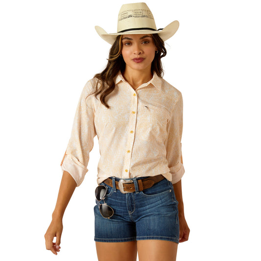 Ariat Venttek Ochre Paisley Long Sleeve Shirt