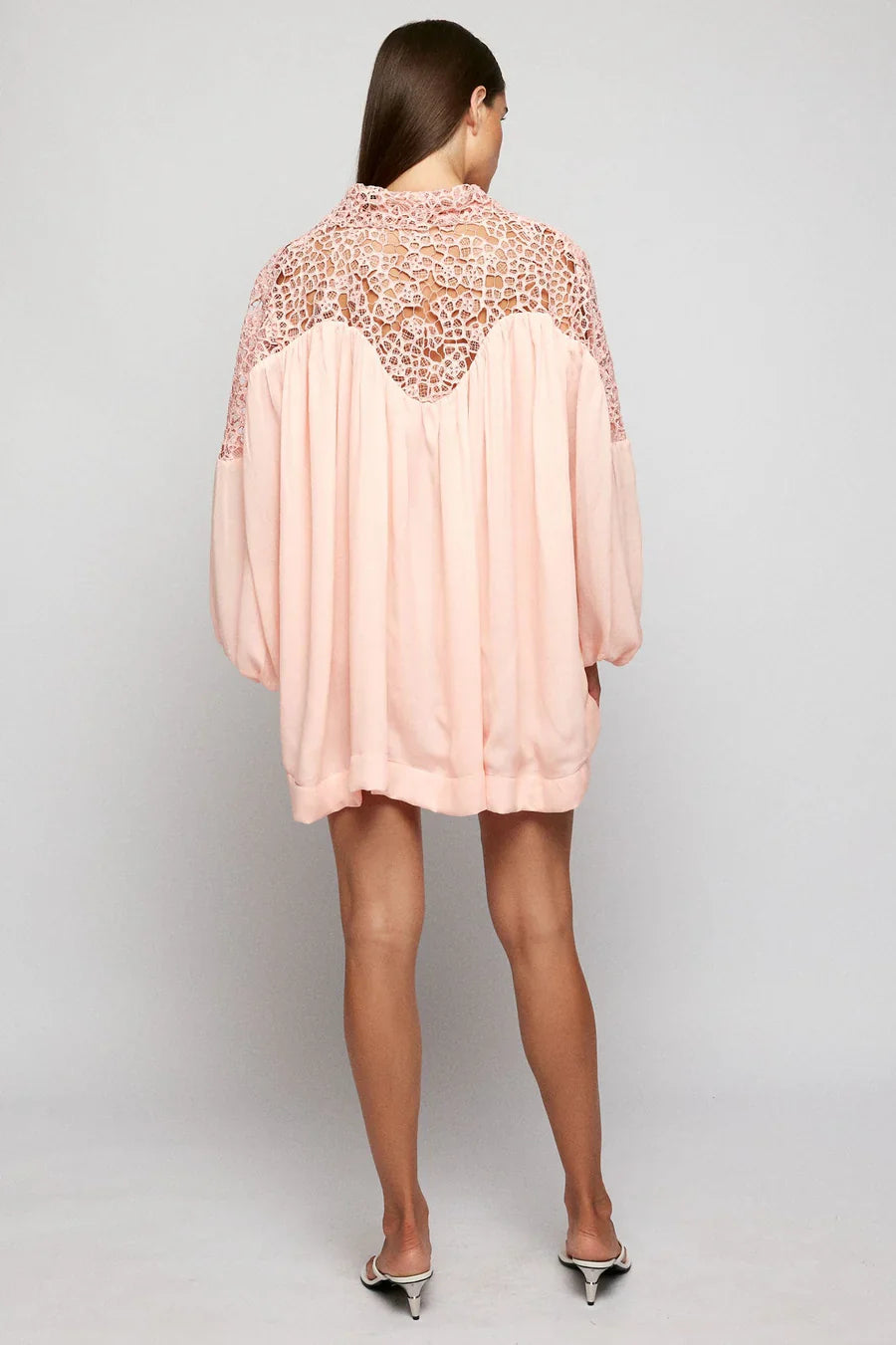 Babydoll Mini Shirt Dress - Primrose