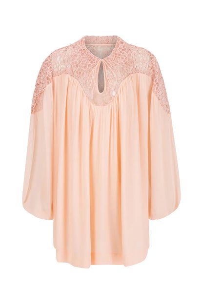 Babydoll Mini Shirt Dress - Primrose