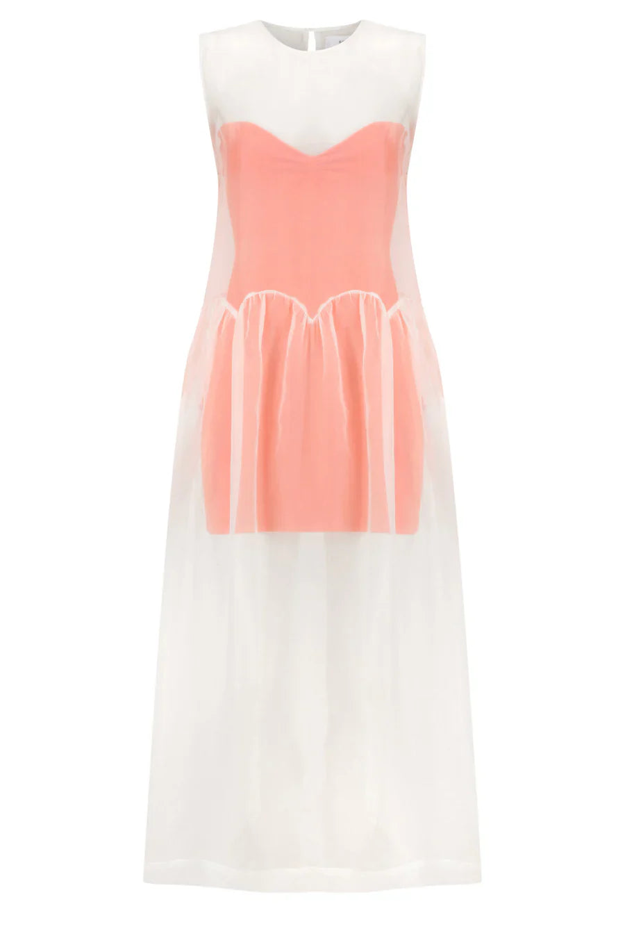 Gathered Bodice Mini - Spiced Coral