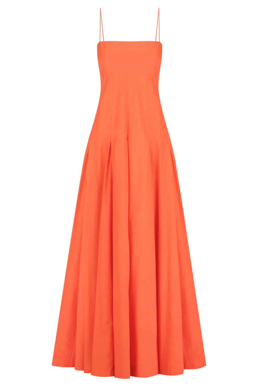 Bandeau Spaghetti Strap Maxi - Spiced Coral