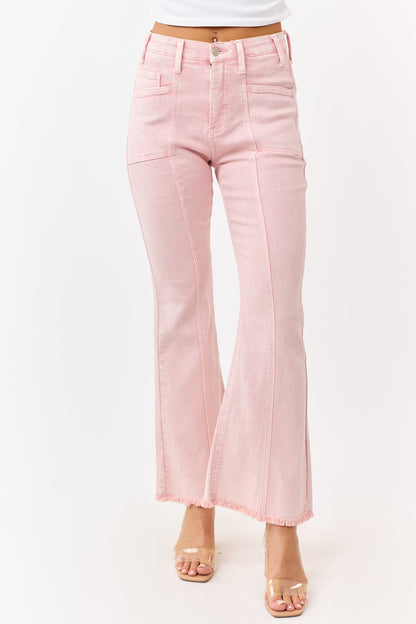 Saige Cherry Blossom Tummy Control Bootcut Jeans