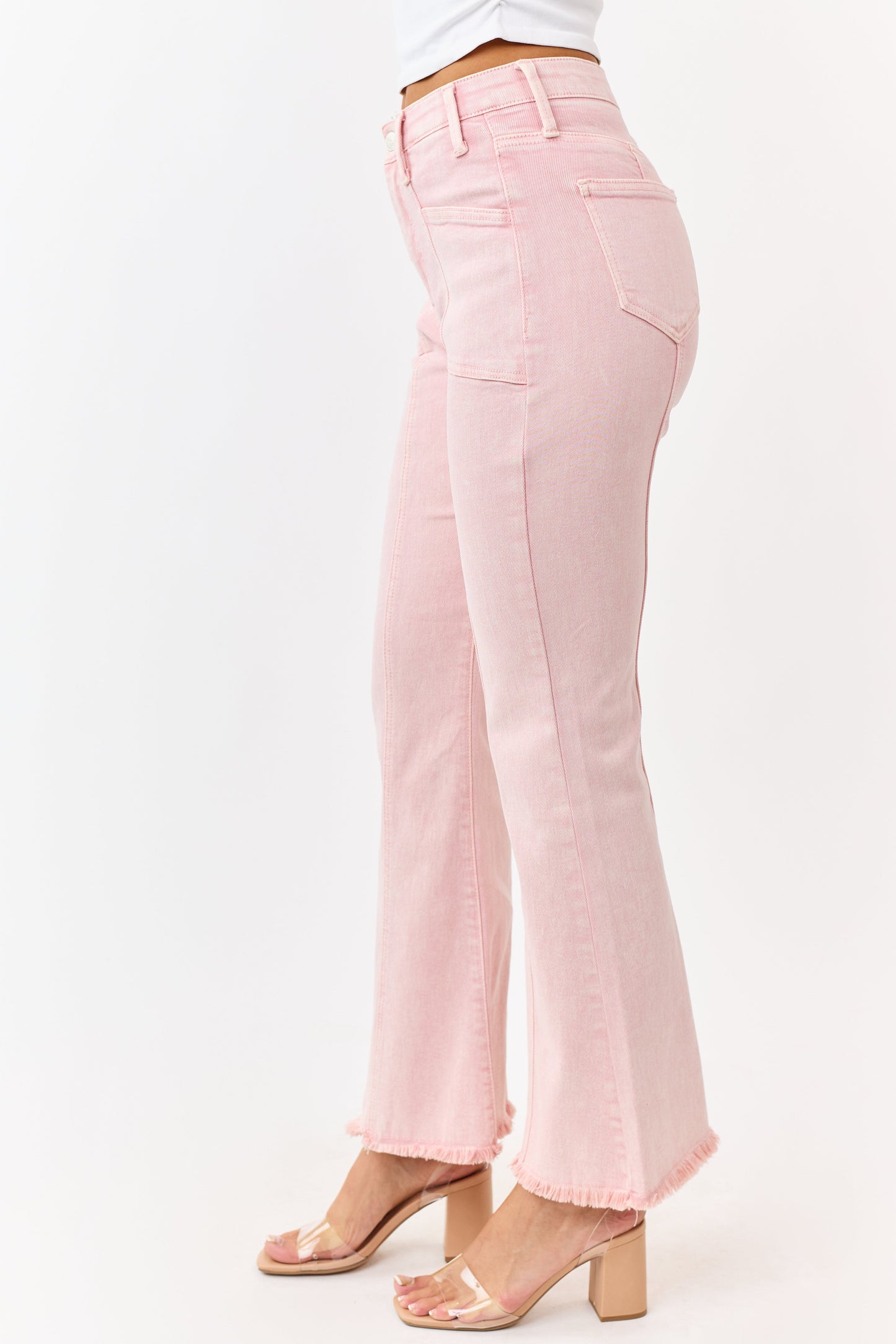 Saige Cherry Blossom Tummy Control Bootcut Jeans