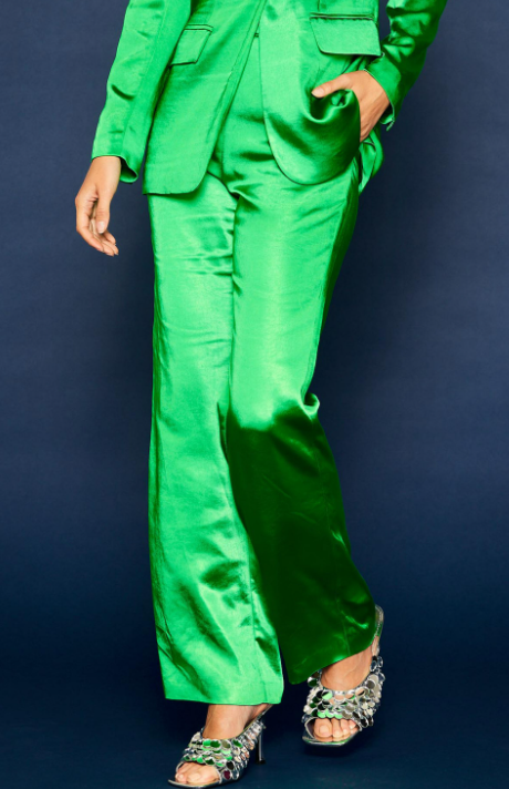 SATIN STRAIGHT LEG PANTS