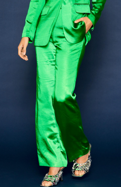 SATIN STRAIGHT LEG PANTS