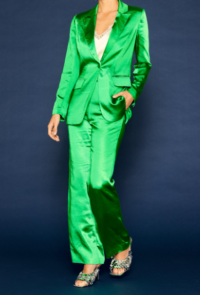 SATIN STRAIGHT LEG PANTS