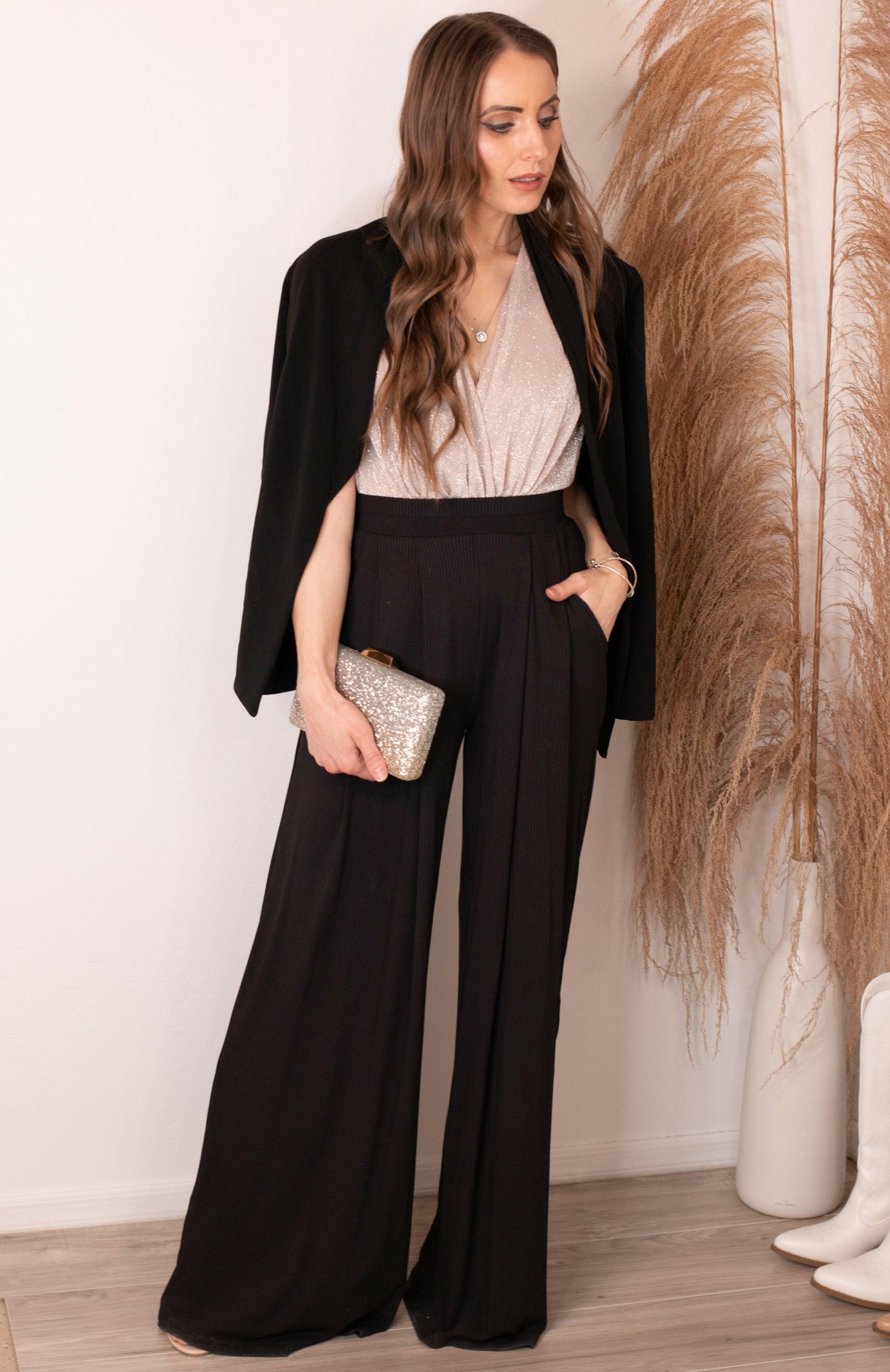 Drive You Mad Ribbed Wide Leg Pants | 6 Colors