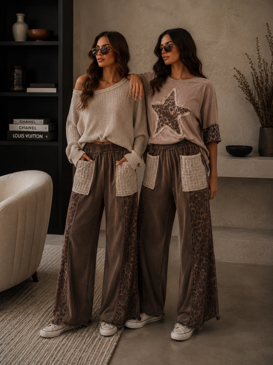 Wild Muse Patchwork Lounge Pants