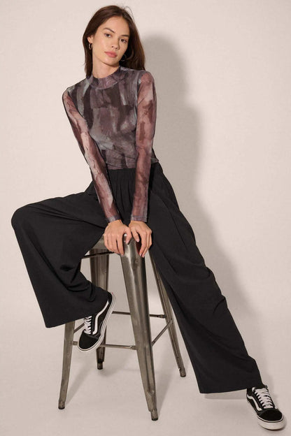 Walk this Way Wide-Leg Elastic-Waist Pants