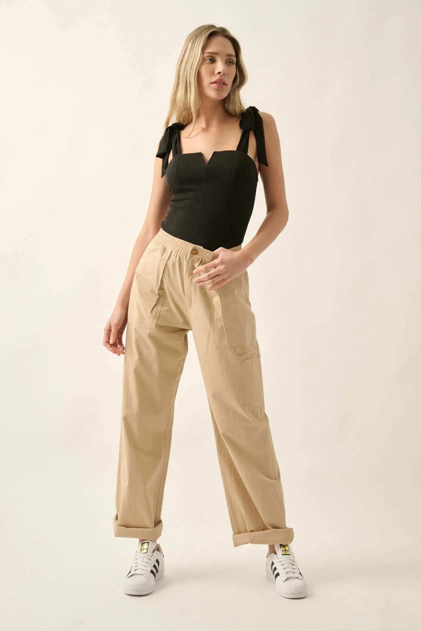 Truly Amazing Tied-Strap V-Wire Bodysuit