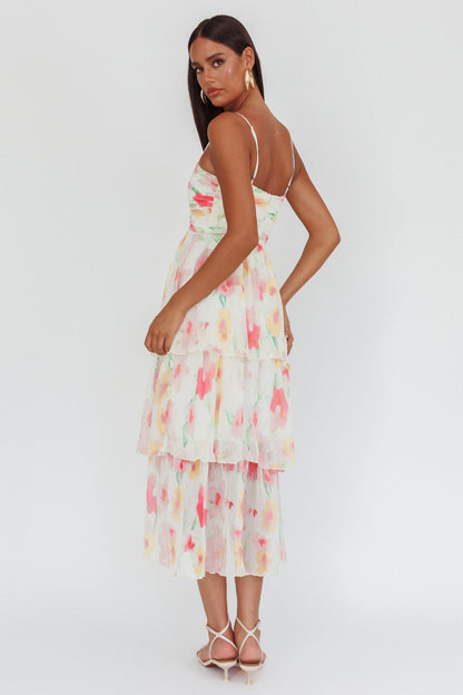 Wildflower Waltz Midi Dress