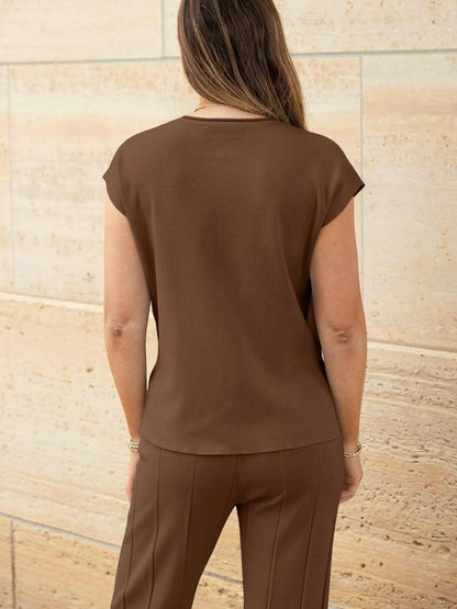 Best of Both Worlds Top and Pants Knit Set