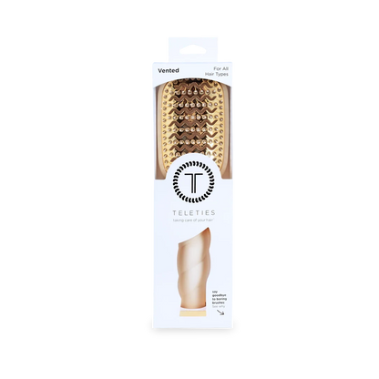 Vented Hair Brush (Tan)