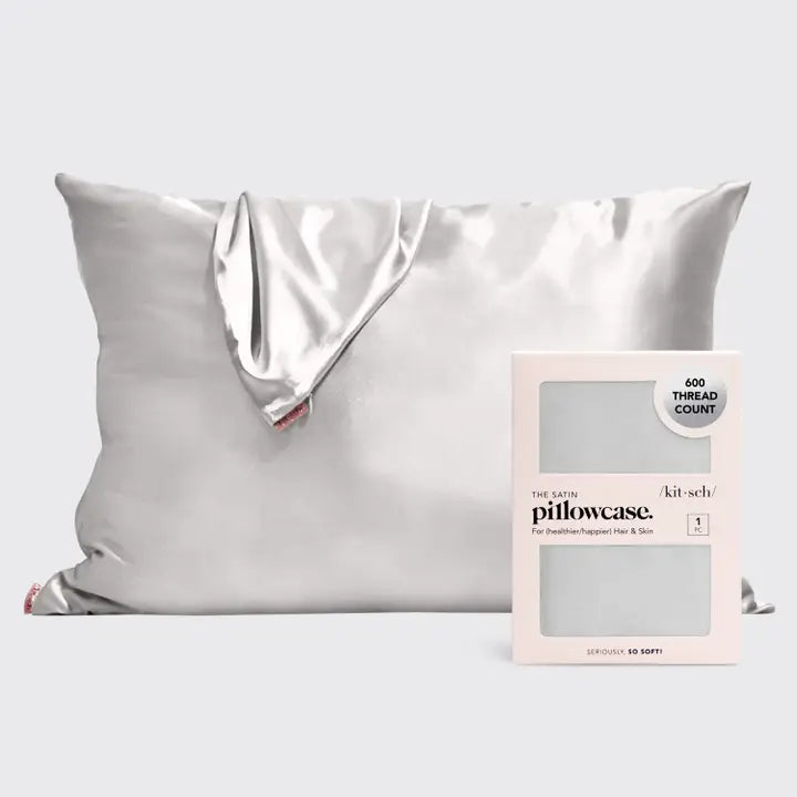 Satin Pillowcase (Silver)