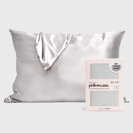Satin Pillowcase (Silver)