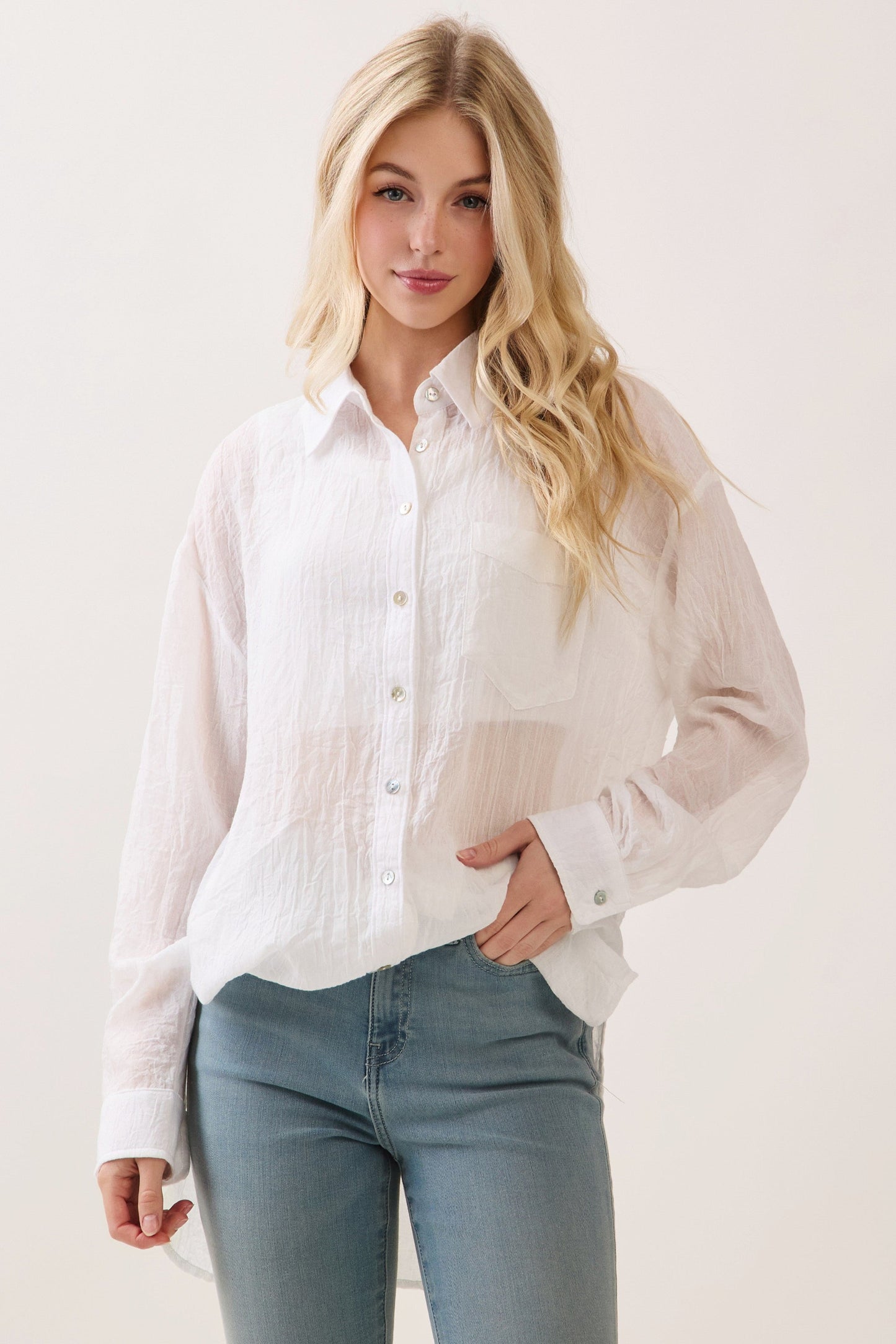 Wren Button Top