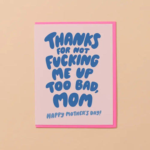 Thanks Mom Card