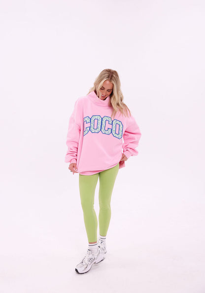 Coco Mockneck - Pink Floral
