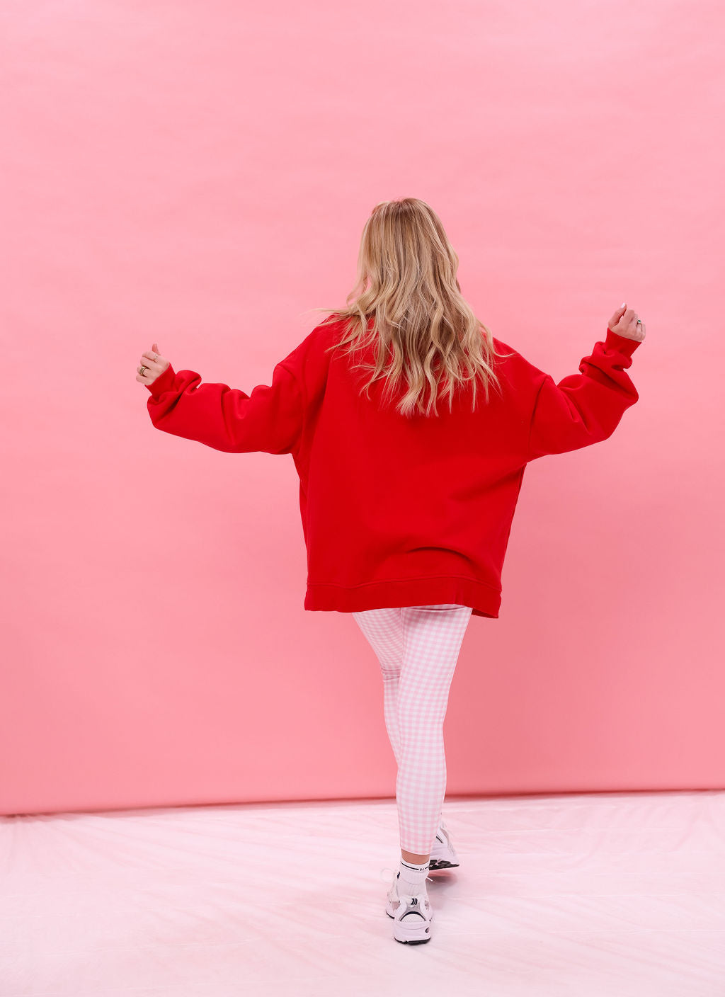 Coco Mockneck - Cherry Gingham