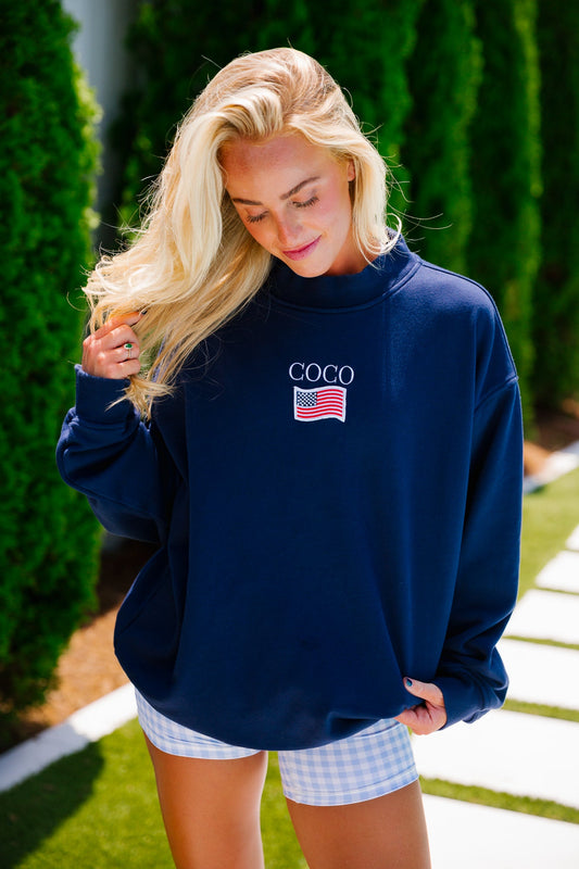 Coco Mockneck - American Flag