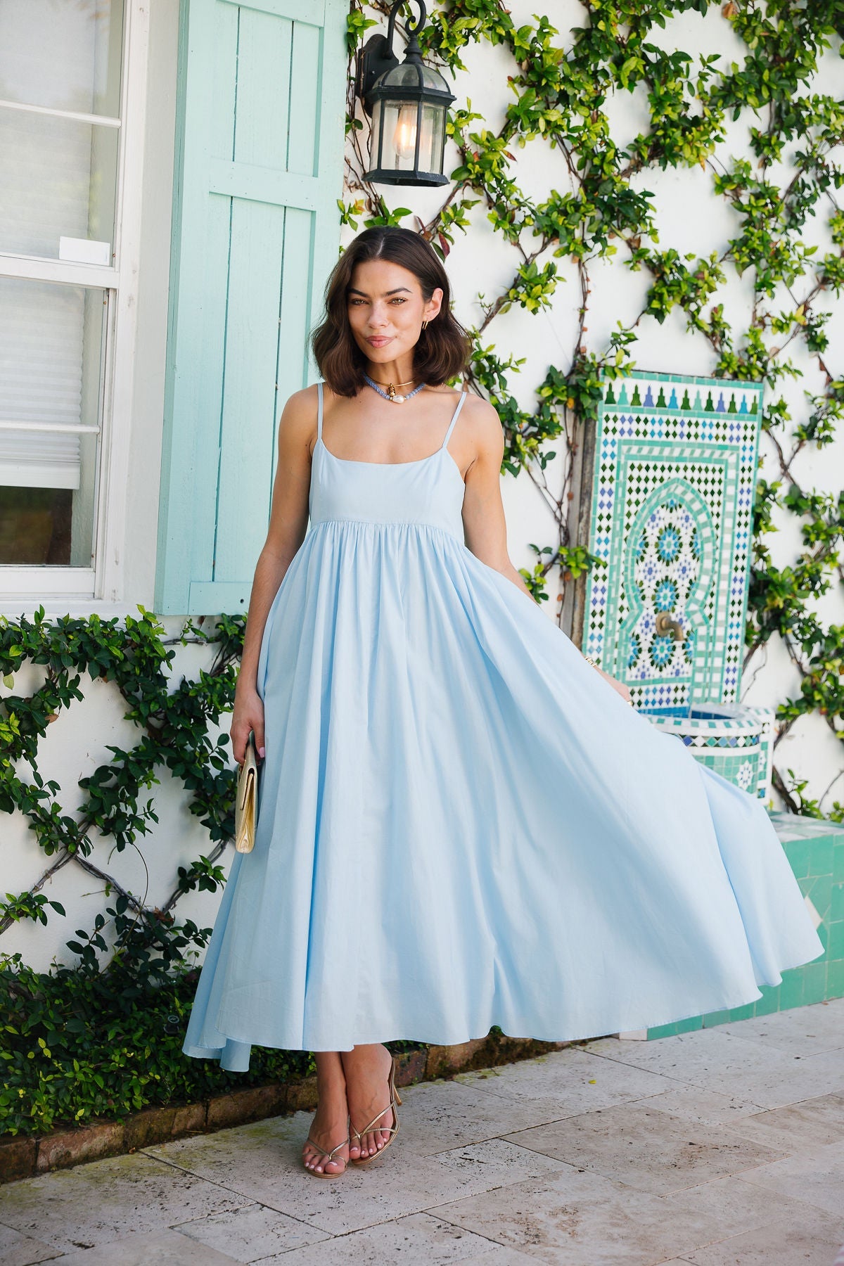 Madison Maxi - Sky Blue