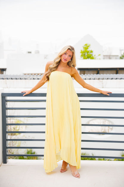 Camdyn Dress - Yellow