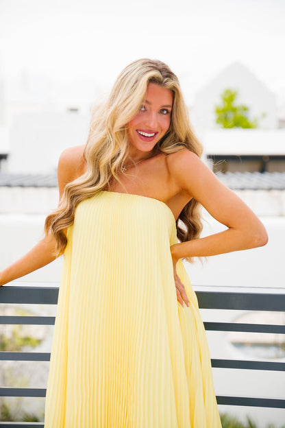 Camdyn Dress - Yellow