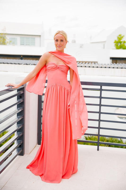 Andie Dress - Grapefruit