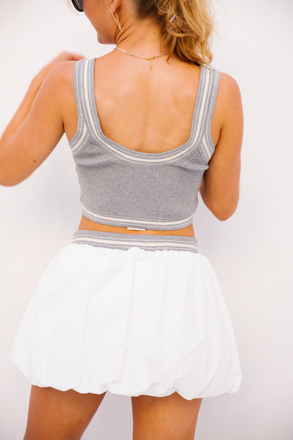Callie Mini Skirt - White