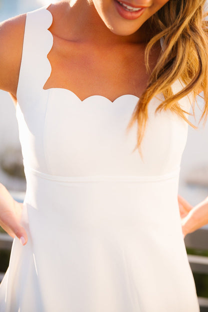 Lulu Athletic Dress - White