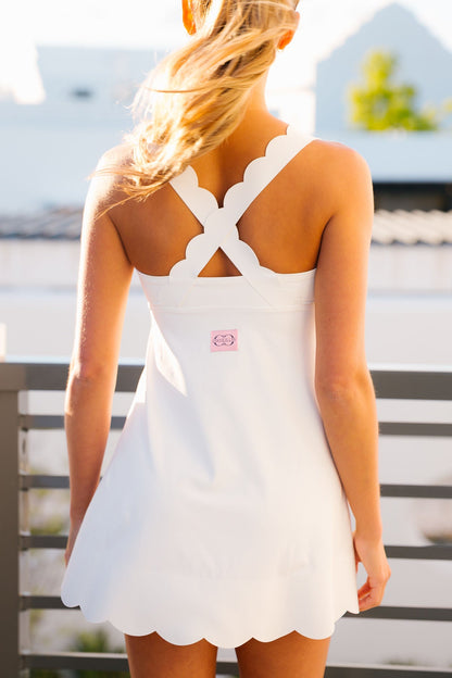 Lulu Athletic Dress - White