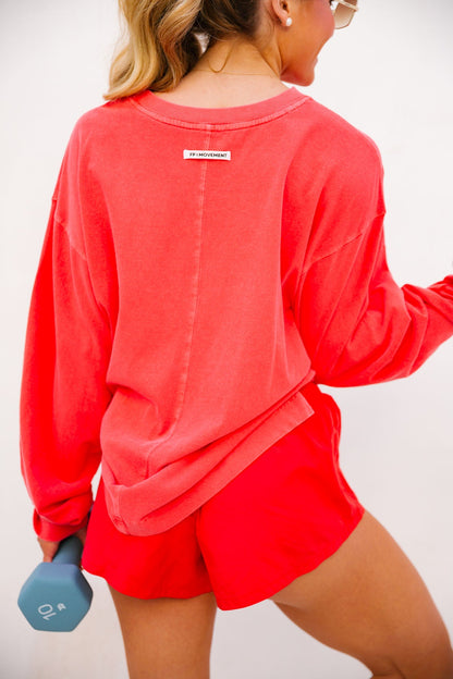 Carpe Diem Short - Grapefruit FREE PEOPLE