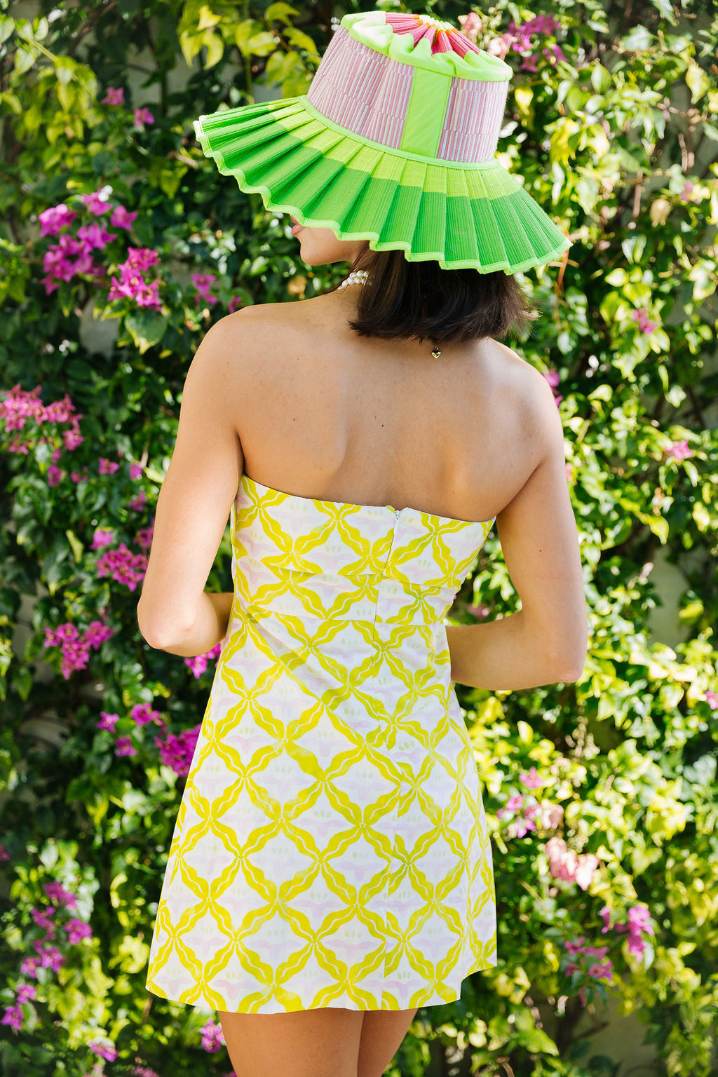 Karlee Mini - Palm Lattice Lemon