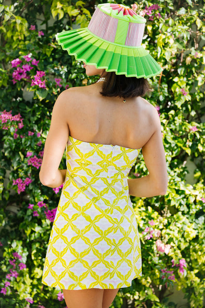 Karlee Mini - Palm Lattice Lemon