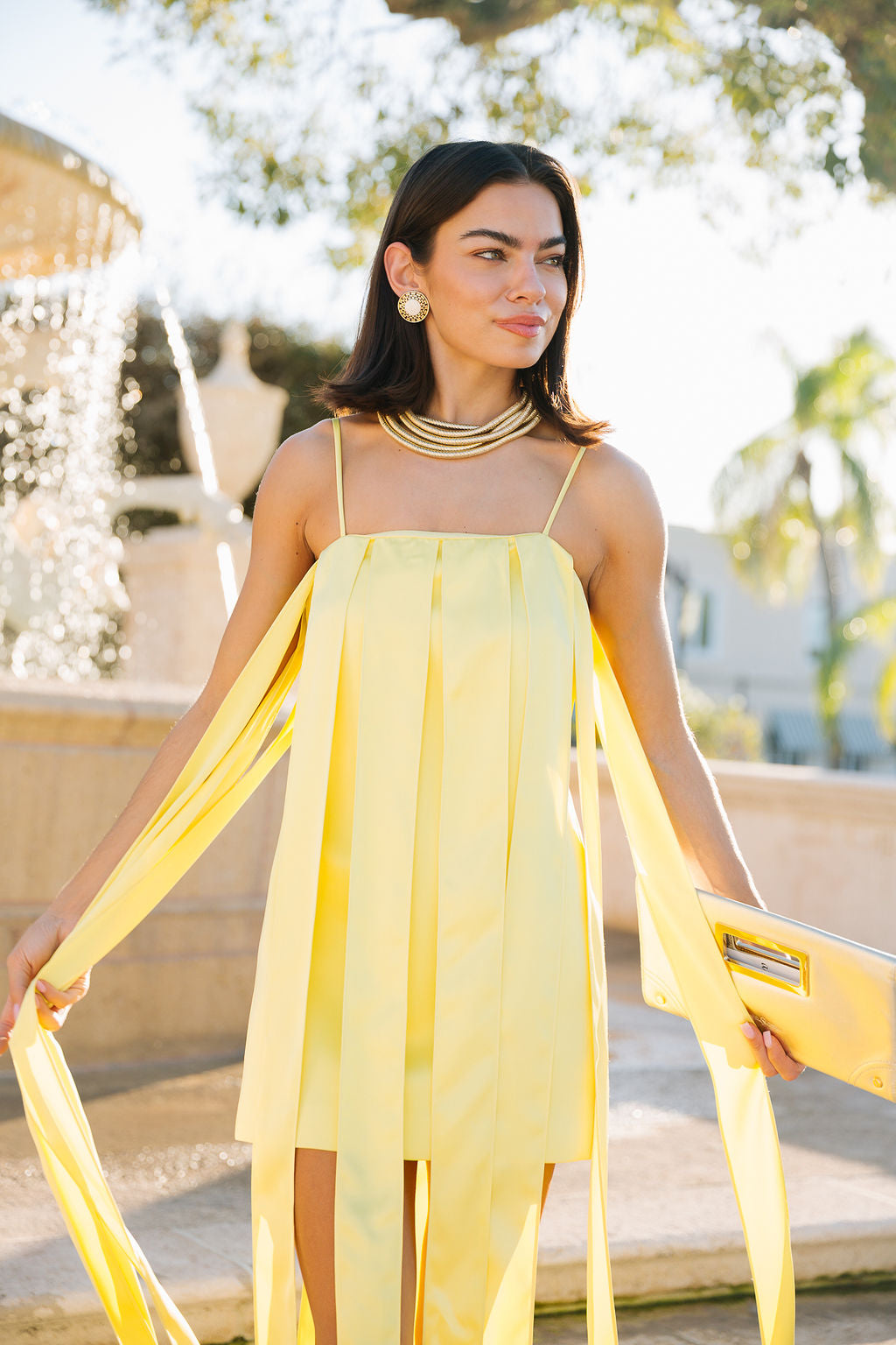 Jaci Dress - Lemon