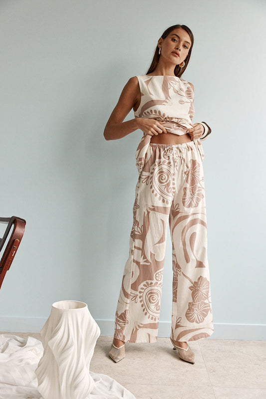 Emani Pants - Paisley Sunset