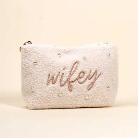 Wifey Teddy Pouch