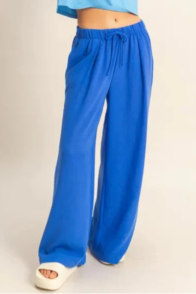 HYFVE Elasticized Waist Wide Leg Pants