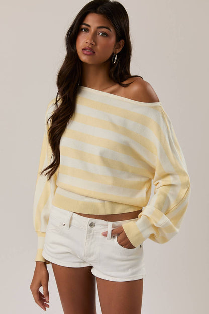 Sunshine Striped Sweater